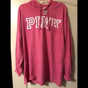 Cute Victoria Secret Pink Long Sleeve/Hood